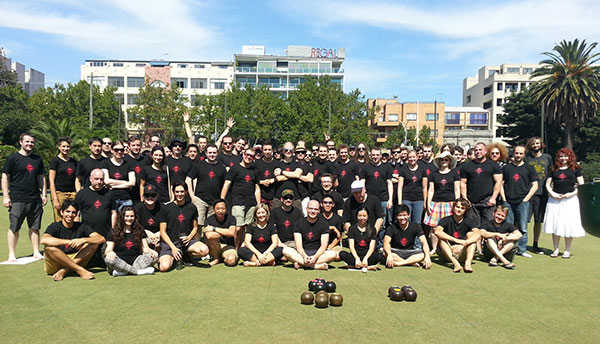 The team of developers at Firemonkeys Studios in Australia