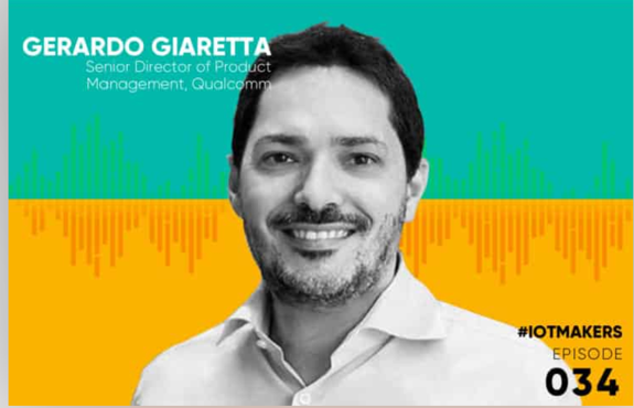 Gerardo Giaretta, Senior Director of Product Management with Qualcomm Europe, Inc. Italy Branch Office
