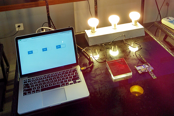 Demo Setup for Smart Lighting Management System