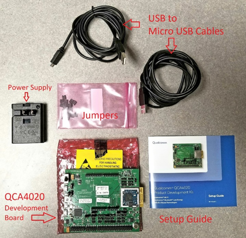 Contents of the QCA4020 Development Kit