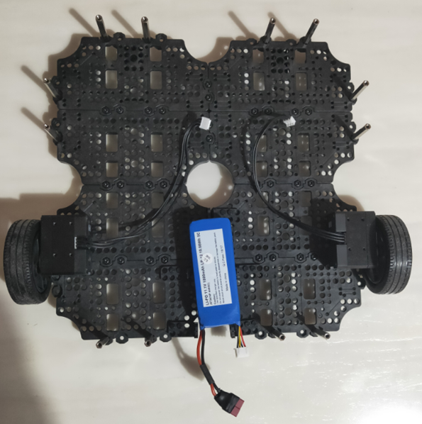 Assemble first layer of Turtlebot3 Waffle