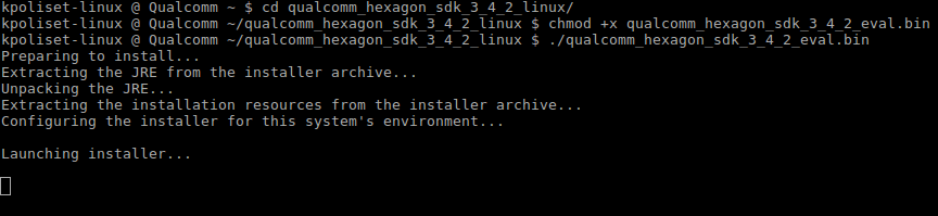 Launch Hexagon SDK Installer