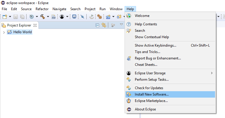 Adding new plugin for the Eclipse IDE